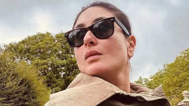 Kareena Kapoor Khan rocks a no-makeup look, says 'Hello' from UK