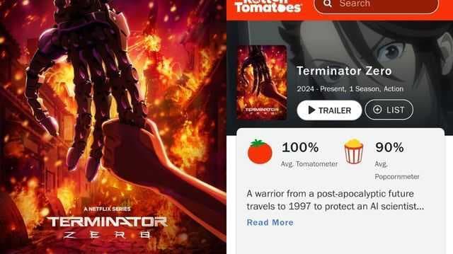 Terminator Zero Anime Gets Certified 100% Fresh On Rotten Tomatoes