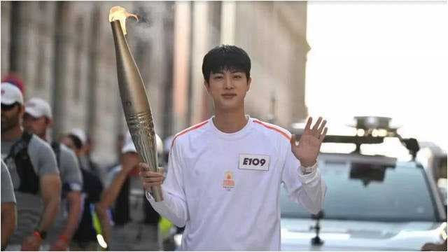 Was BTS's Jin's role as a torchbearer at the 2024 Summer Olympics funded by the Korean government? Here's the truth